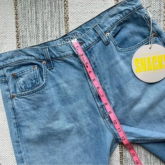 Mother Snacks The Fun Dip Puddle Slice Jeans in Lots of Nibbles Women’s Size 30